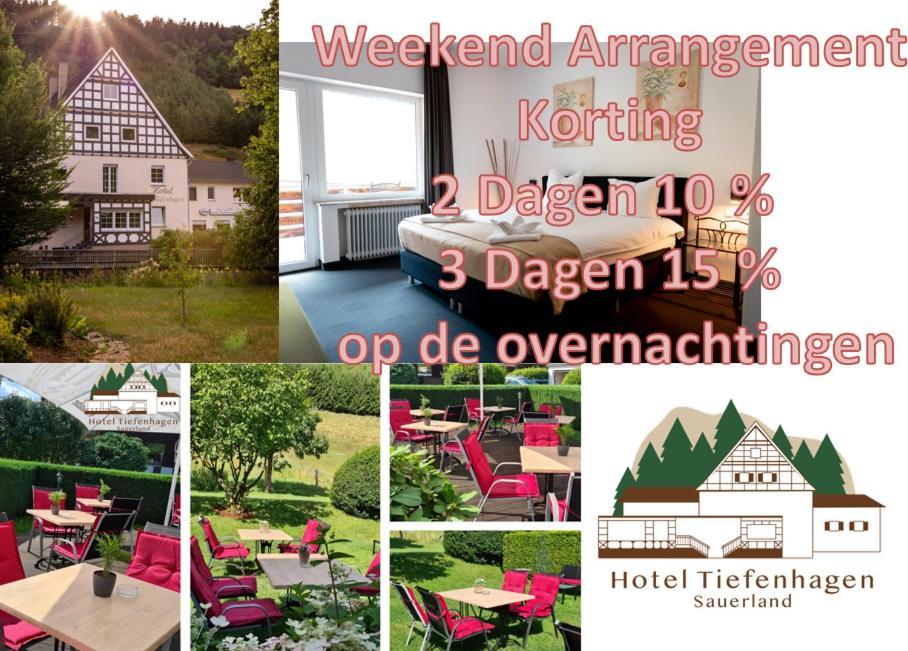 Hotel Tiefenhagen Sauerland Lennestadt Exteriér fotografie